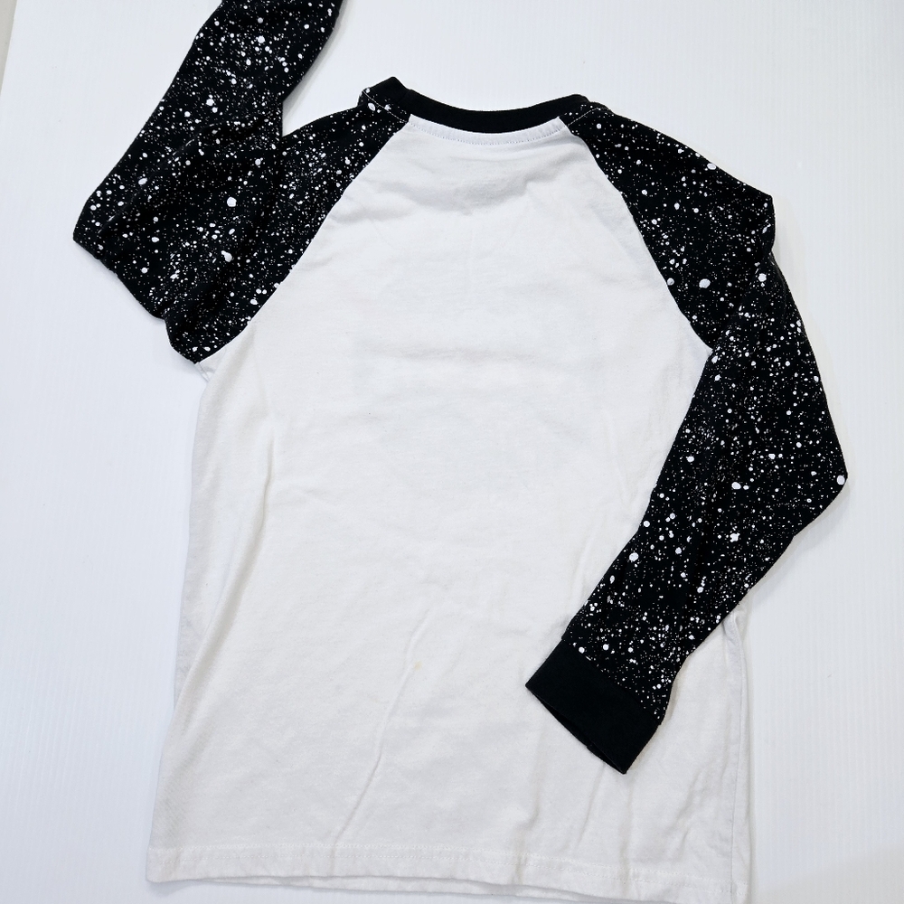 Buzz Aldrin- NASA Ragland Logo Kids Tshirt With Space Print 3/4 Sleeves Size M - Picture 4 of 5